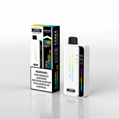 10-Flavor Rechargeable Disposable Vape with Adjustable Wattage and Display