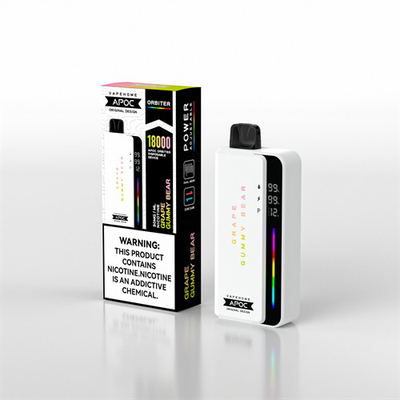 10 Flavor Filled Rechargeable Disposable Vape with Adjustable Power and Display