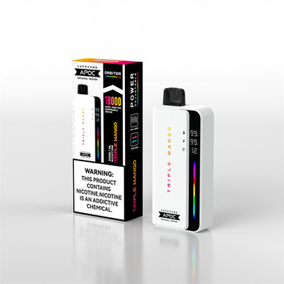 10 Flavor Filled Rechargeable Disposable Vape with Adjustable Power and Display